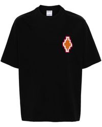 Marcelo Burlon - T-shirt With Macrame Cross - Lyst