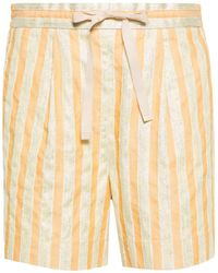 Forte Forte - Bermuda Shorts In Cotton And Linen With Lurex - Lyst