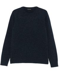 Roberto Collina - Crew Neck Sweater In Wool And Cashmere - Lyst