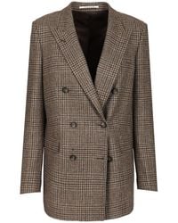 Tagliatore - J-jasmine Prince Of Wales Double-breasted Jacket - Lyst