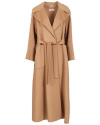 Max Mara - Wool Dressing Gown Coat Coats - Lyst