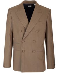 Burberry - Wool Tailored Jacket - Lyst