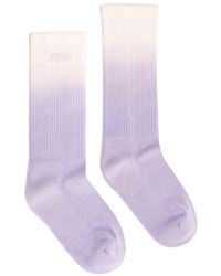 Autry - Degradé Socks In Cotton Blend - Lyst