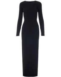 Balenciaga - Black Maxi Dress - Lyst