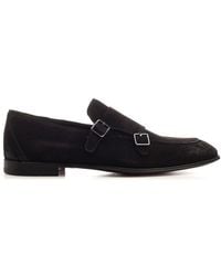 Corvari - Double Buckle Suede Loafer - Lyst
