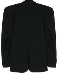 Balenciaga - Single-breasted Jacket With Maxi Shoulders - Lyst
