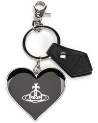 Vivienne Westwood - Mirror Heart Orb Wallets Black - Lyst