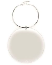 Courreges - Necklace With Circle - Lyst
