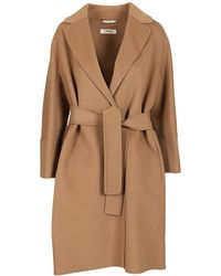 Max Mara - Short Double Wool Coat Coats - Lyst
