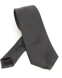 Giorgio Armani - Silk And Cotton Tie - Lyst