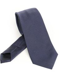 Giorgio Armani - Silk And Cotton Tie - Lyst