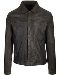 Giorgio Brato - Jacket Brushed Vegetal Lamb Leather - Lyst