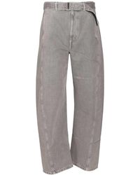 Lemaire - Twisted Belted Pants - Lyst