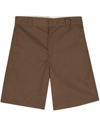 Carhartt - Brown Bermuda Shorts In Cotton Blend - Lyst
