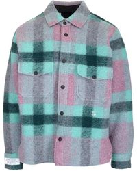 MSGM Checked Overshirt Jacket - Multicolor