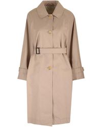 Max Mara The Cube - Midi Single-breasted Trench Coat In Water-repellent Twill - Lyst