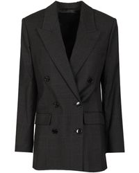 Isabel Marant - Jevima Wool Prince Of Wales Suit Jacket Jackets - Lyst