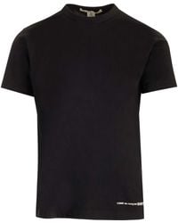 Comme des Garçons - Black Slim T-shirt - Lyst