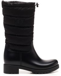 Moncler Stivali "ginette" In Gomma - Black