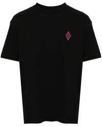Marcelo Burlon - T-shirt With Graffiti Cross - Lyst