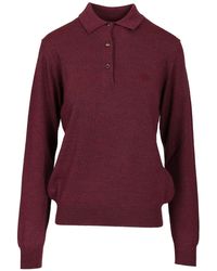 Etro - Wool Polo Shirt - Lyst