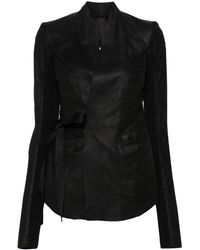 Rick Owens - Jacket With Crackle Effect - Lyst