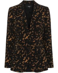 Theory - Watercolour Single-Breasted Blazer - Lyst