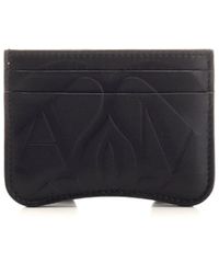 Alexander McQueen - Padded Card Holder With Seal Logo - Lyst