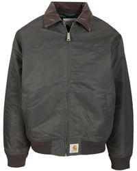 Carhartt - Santa Fe Alumni Jackets Grey - Lyst