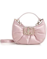 Jimmy Choo - Edie Hobo Mini Handbags Rose - Lyst