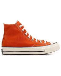 Converse High-top Orange "chuck 70" Sneaker