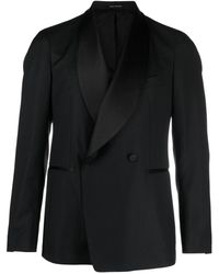 Tagliatore - Tuxedo Jacket With Satin Trim - Lyst