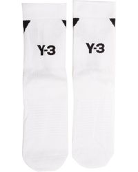 Y-3 - White "y-3" Socks - Lyst