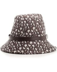 Max Mara - Monogrammed Jacquard Bucket Hat - Lyst