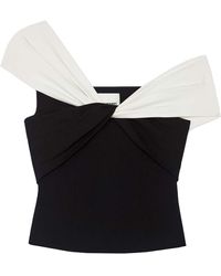 Roland Mouret - Stretch Cady Top - Lyst