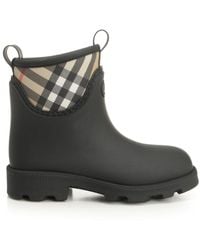 Burberry - Marsh Stamp Rubber Ankle Boots - Lyst