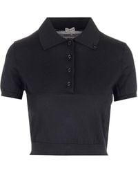 Loewe - Cropped Polo Shirt - Lyst