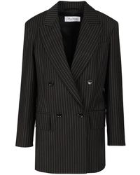 Max Mara - Double-Breasted Blazer - Lyst