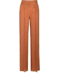 Max Mara - Linen Tailored Trousers - Lyst