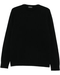 Roberto Collina - Crew Neck Sweater In Wool And Cashmere - Lyst