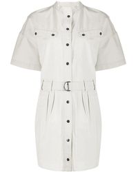 Étoile Isabel Marant Zolina Abito Scamiciato - Neutro