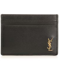 Saint Laurent - Tiny Cassandre Card Holder - Lyst