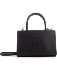 Tory Burch - Black Ella Mini Shopping Bag - Lyst