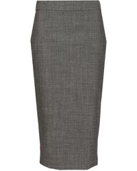 McQueen - Uniform Style Skirt - Lyst