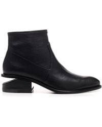 alexander wang kori suede booties