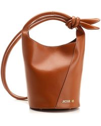 Jacquemus - "le Petit Tourni" Mini Bucket Bag - Lyst
