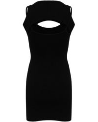 Off-White c/o Virgil Abloh - Black Mini Dress With Logo - Lyst