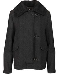 Fay - 3-hook Wool Jacket - Lyst