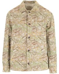 Al Duca d'Aosta - Embroidered Cotton Overshirt - Lyst