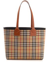 Burberry - London Small Tote Bag - Lyst